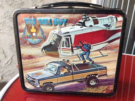 the fall guy metal lunch box|The Fall Guy Lunchbox for sale .